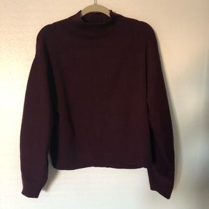Maroon mock turtleneck • H&M
